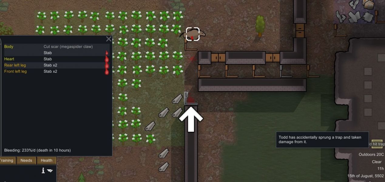 Spike trap RimWorld Wiki