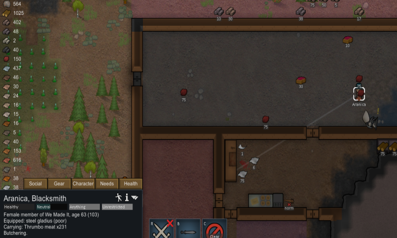 Thrumbo horn butchered.png